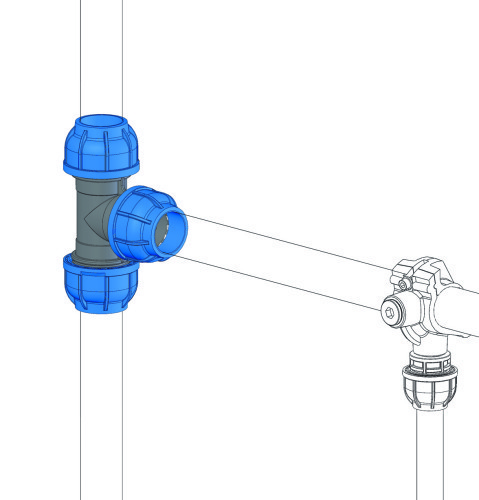 Tee equal, 32mm