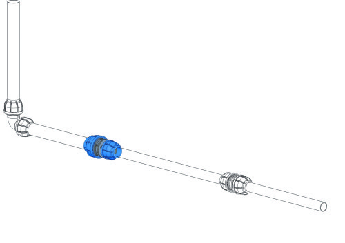 Reducing coupler, 32 - 25