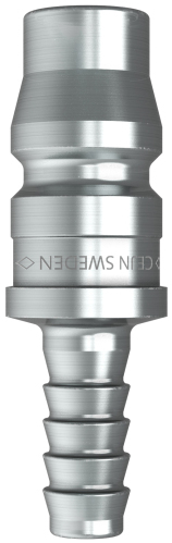 Nipple, 315 series, 6.3mm hose (1/4")