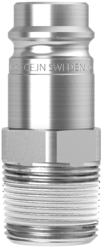 Nipple, 410 series, 1/4" BSPM