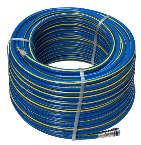 PVC Air Hose, 10mm (3/8"), 70m Fitted 315 Series (Nitto Style), eSafe