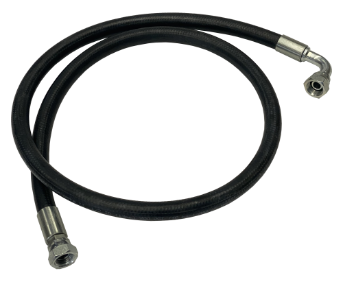 Connection hose, 3/4" x 1,200mm, F/F with 90 deg bend