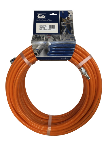 Hose Assembly - premium PUR, 8mm x 3m, 315 series, eSafe, SAFETY ORANGE