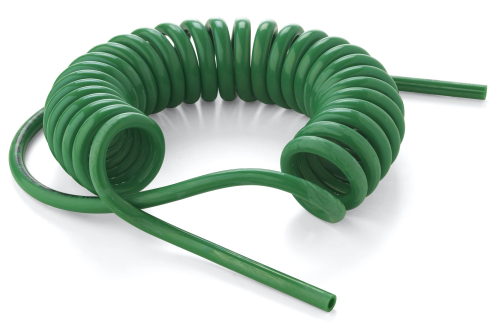Spiral hose, breathing air, anti-spark, 6.5 x 10mm x 4m