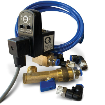Automatic drain, solenoid, inc timer & cable. Inc. remote mount kit, 1/4", 3/8" & 1/2"
