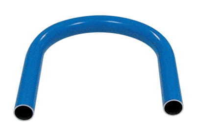 MQ Compressed Air Pipe Aluminium Blue, preformed bend, 180deg, 22mm