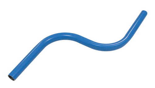 MQ Compressed Air Pipe Aluminium Blue, preformed bend, 218mm offset, 22mm