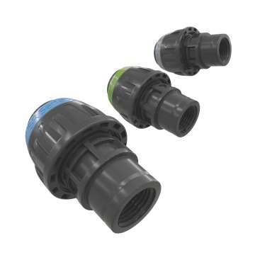 Female threaded connector, 50 x 1 1/2", EVO