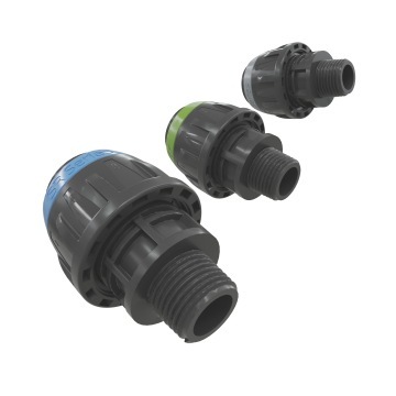 Male threaded connector, 25 x 3/4", EVO