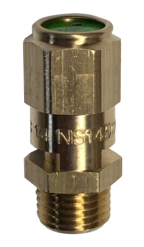 Safety relief valve, 10B, 1/4"