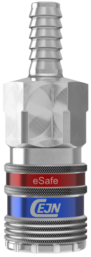 Coupling, 326 series SS, (eSafe), 8mm hose (5/16"), (FDA)