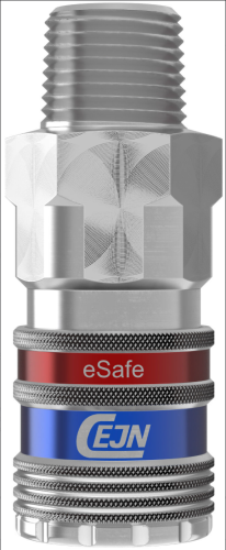 Coupling, 326 series SS, 3/8 BSPM, (FDA)