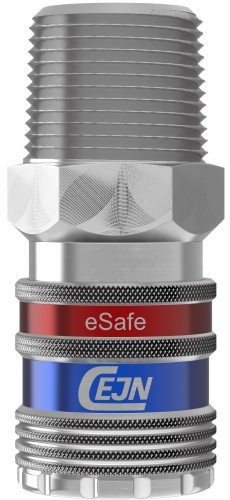 Coupling, 326 series SS, (eSafe), 1/2" BSPM, (FDA)