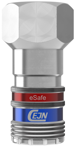 Coupling, 326 series SS, (eSafe), 1/2" BSPF, (FDA)