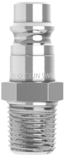 Nipple, 326 series SS, 1/8" BSPM, (FDA)