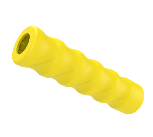 Hose guard, yellow, rubber, 13mm x 20mm