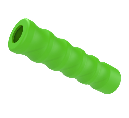 Hose guard, green, rubber, 13mm x 20mm