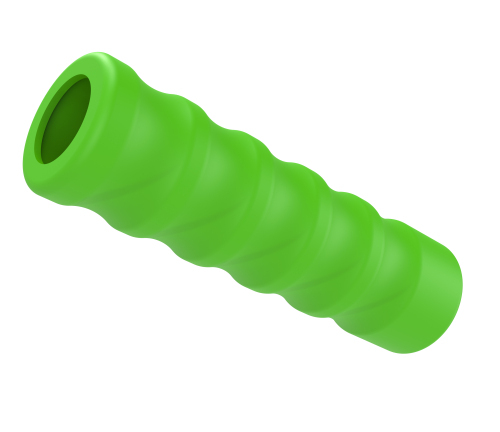 Hose guard, green, rubber, 19mm x 27mm