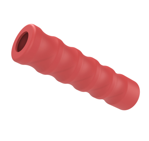 Hose guard, red, rubber, 13mm x 20mm