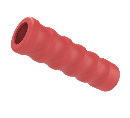 Hose guard, red, rubber, 19mm x 27mm