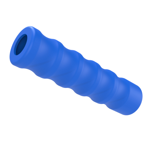 Hose guard, blue, rubber, 13mm x 20mm