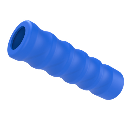 Hose guard, blue, rubber, 19mm x 27mm