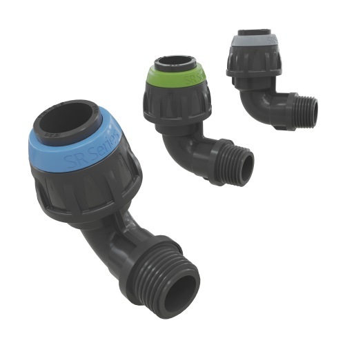 Male threaded elbow, 25mm x 1/2" BSPM, EVO