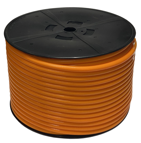 PUR Hose, ORANGE - (Premium) 8 x 12mm, 232psi w/p (100m roll)